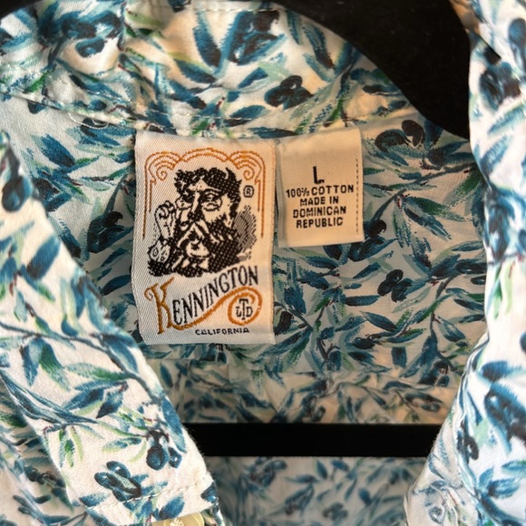 Kennington LTD California Collared Shirt - Men Size Large - Button Down - Picture 3 of 5
